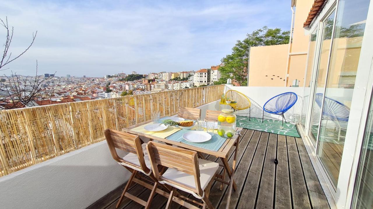 Happy Stay Lisbon - Suite With A View, Private Terrace & Ac Exterior foto