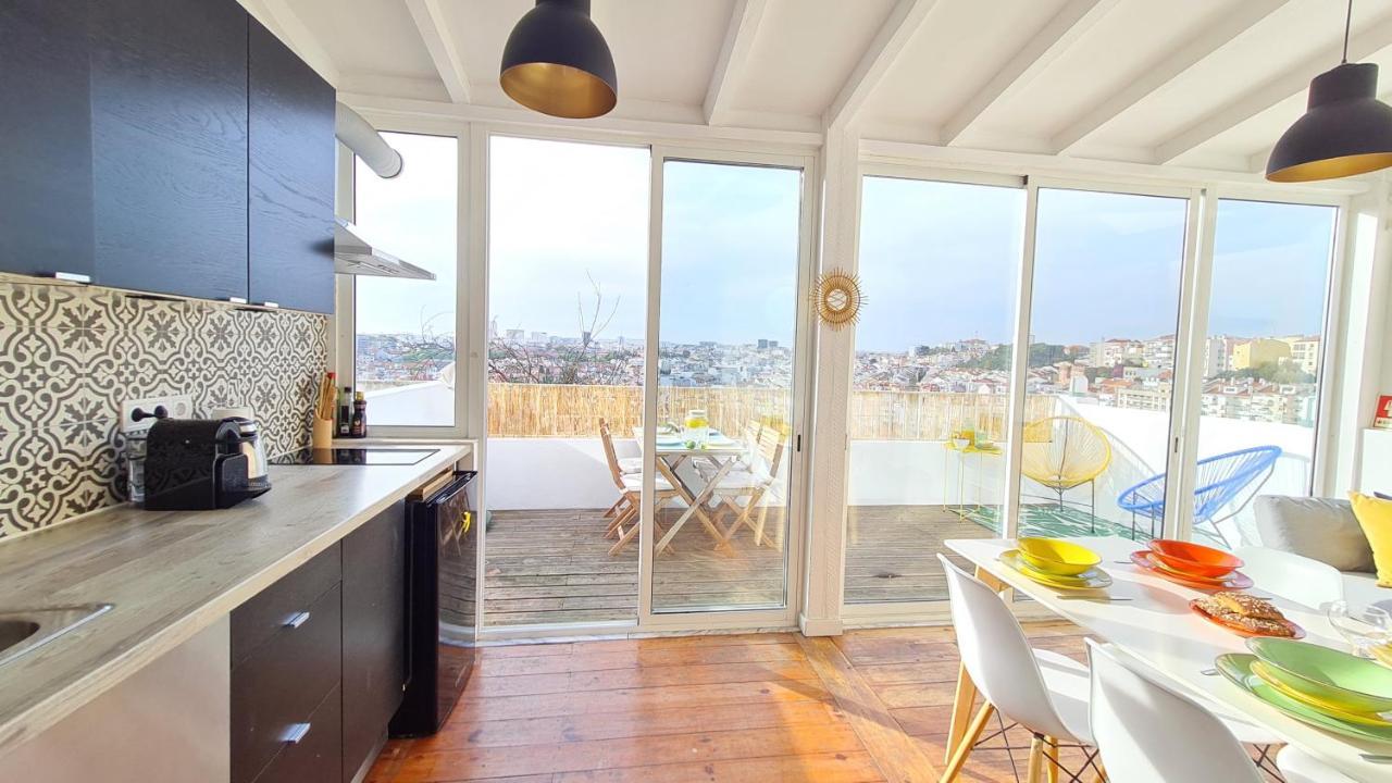 Happy Stay Lisbon - Suite With A View, Private Terrace & Ac Exterior foto