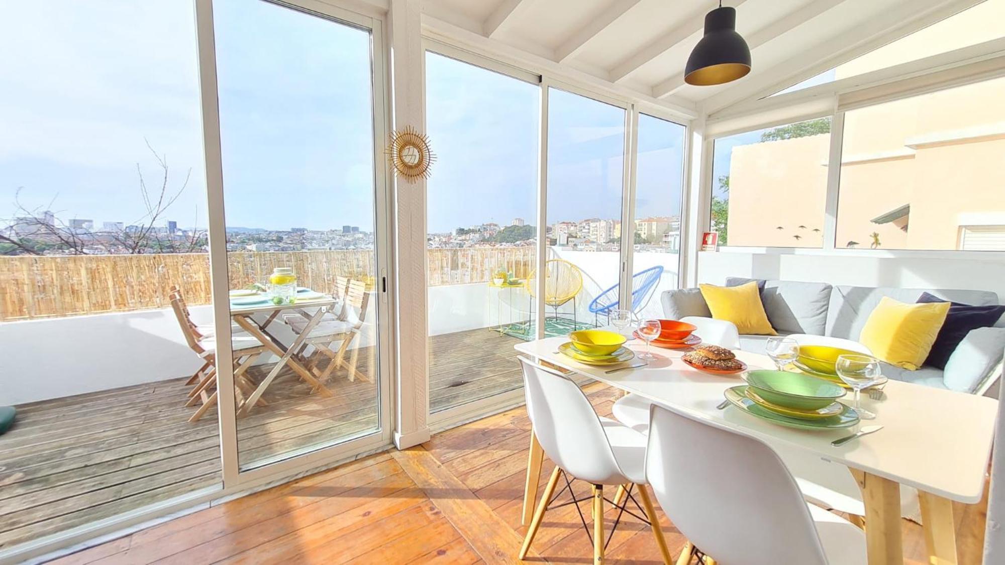 Happy Stay Lisbon - Suite With A View, Private Terrace & Ac Exterior foto